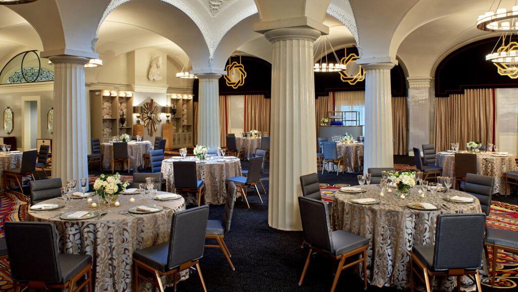 Paris Ballroom Banquet Seating